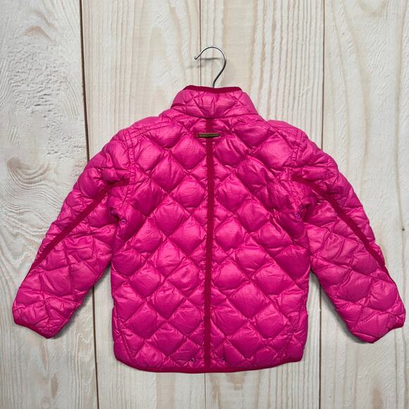 Polo Ralph Lauren Toddler Girls Size 5 Water-Repellent Duck Down Jacket Pink - Picture 2 of 6